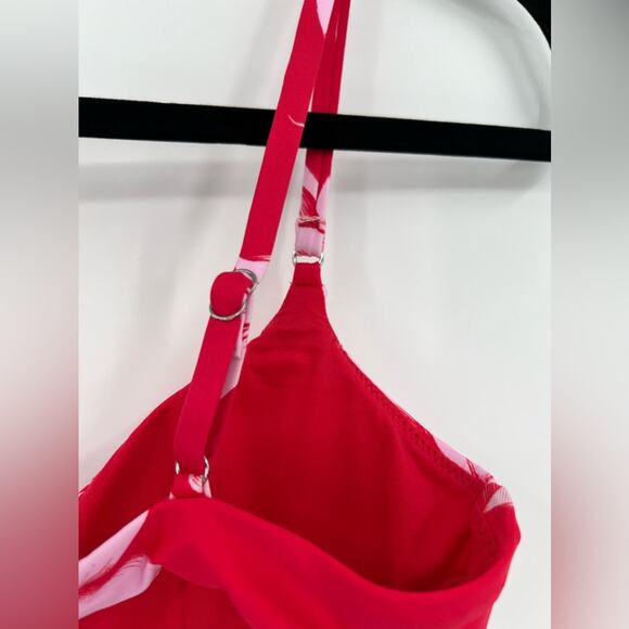 🆕 NWT Seafolly Fleur De Bloom Bralette Bikini Top Chili Red Floral Tropical 4 - Picture 13 of 15